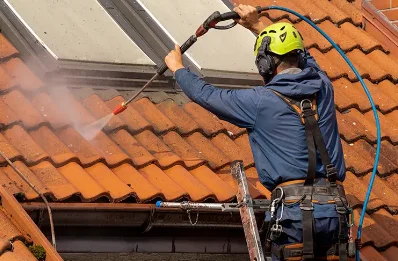 Démoussage et hydrofuge de toiture à Argentré